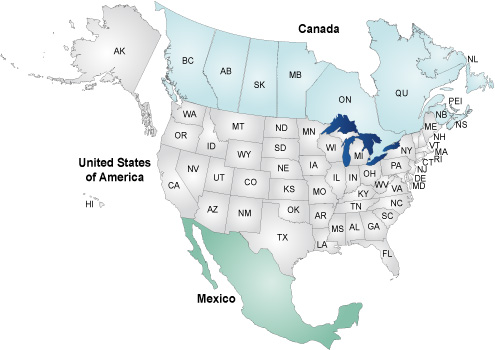 USA Map of Freedom Campgrounds & Outdoors